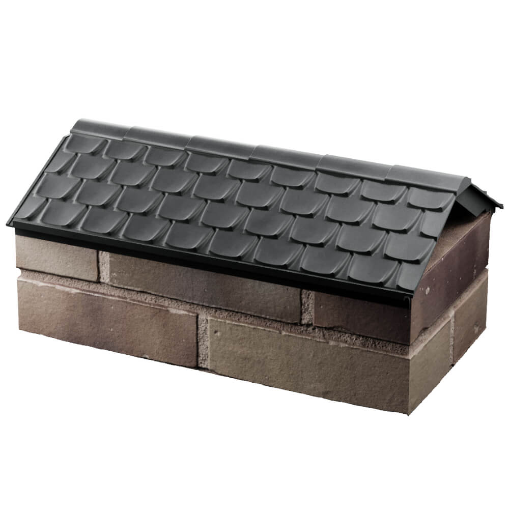 Парапет Zking Эльбрус Серый с посадкой на 1 кирпич (255мм) в Киселевске фото