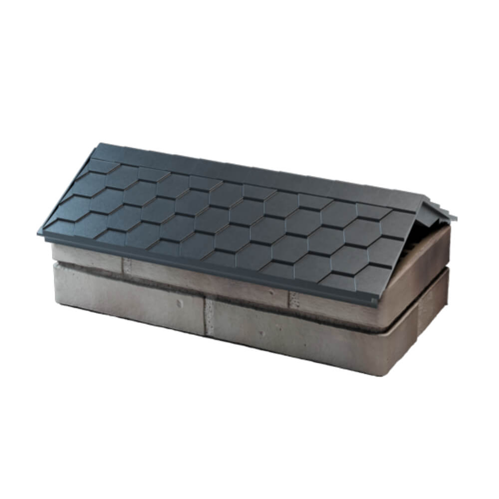 Парапет Zking Эверест Серый с посадкой на 1 кирпич (200/225/255мм) в Киселевске фото