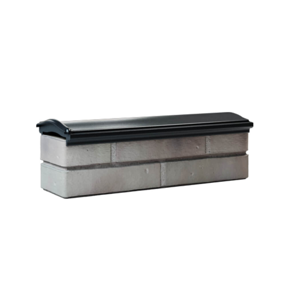 Парапет Zking Монблан Черный посадка на 0.5 кирпича (130мм) Киселевск фото