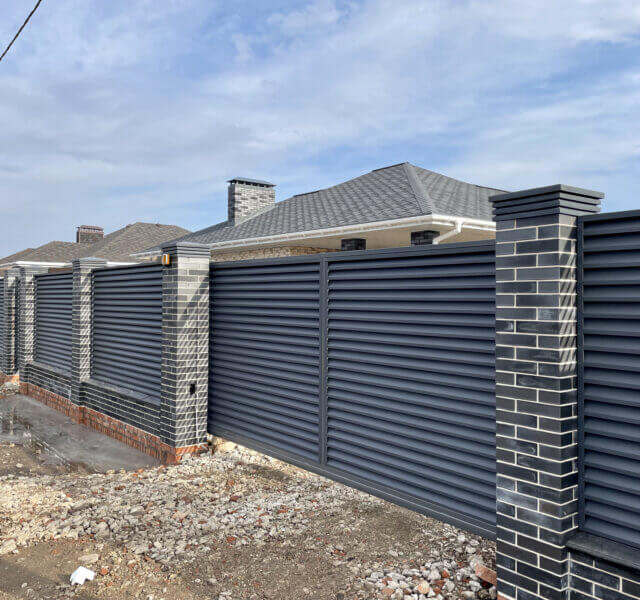 Колпак Zking Бона ХайТек Серый на столб 1.5х1.5 кирпича (385х385мм) в Киселевске фото