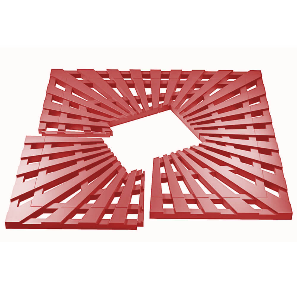 Приствольная решетка для дерева ZKING ATMOSPHERE 1.2х1.2м Красная в Киселевске фото