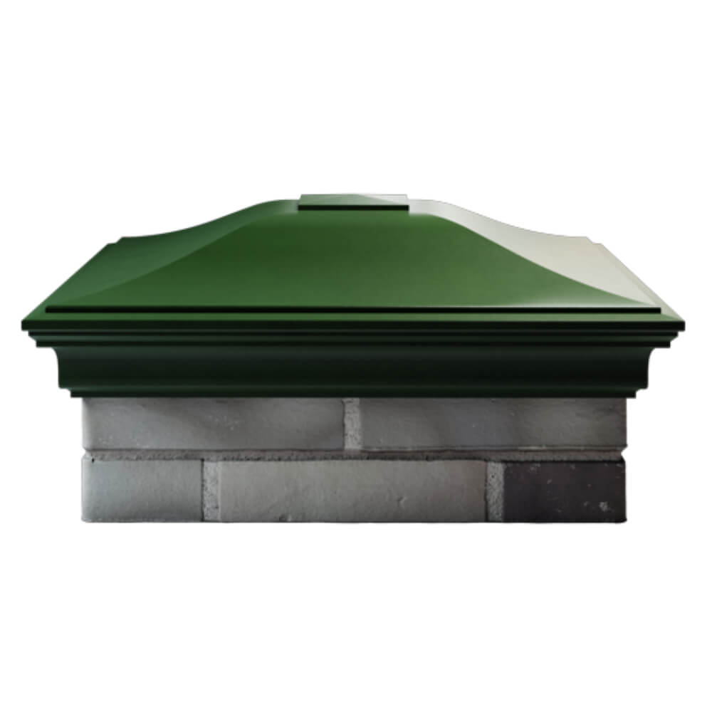 Колпак Zking Монблан Зеленый на столб 2х2 кирпича (515х515мм) в Киселевске фото