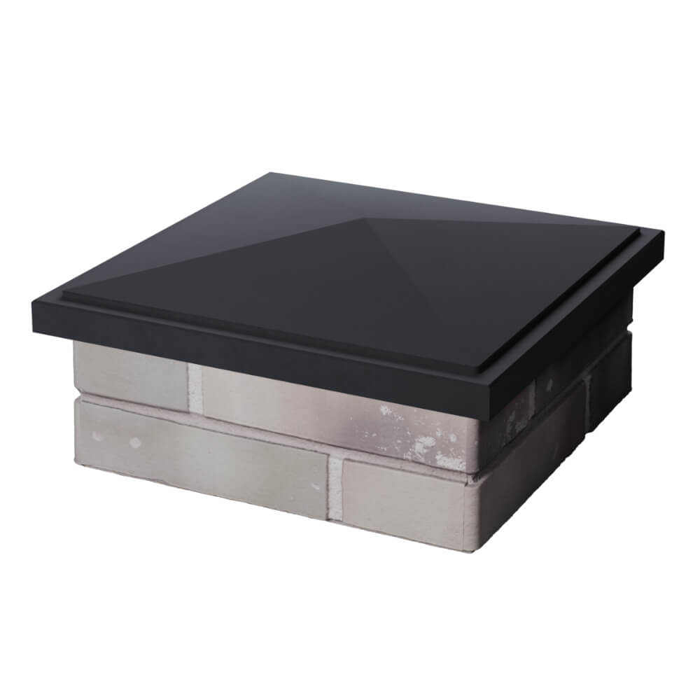 Колпак Zking БонаМоно Серый на столб 1.5х1.5 кирпича (385х385, 400х400мм) в Киселевске фото