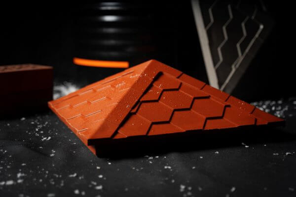 Колпак Zking Эверест Красный на столб 1.5х1.5 кирпича (390х390мм) в Киселевске фото