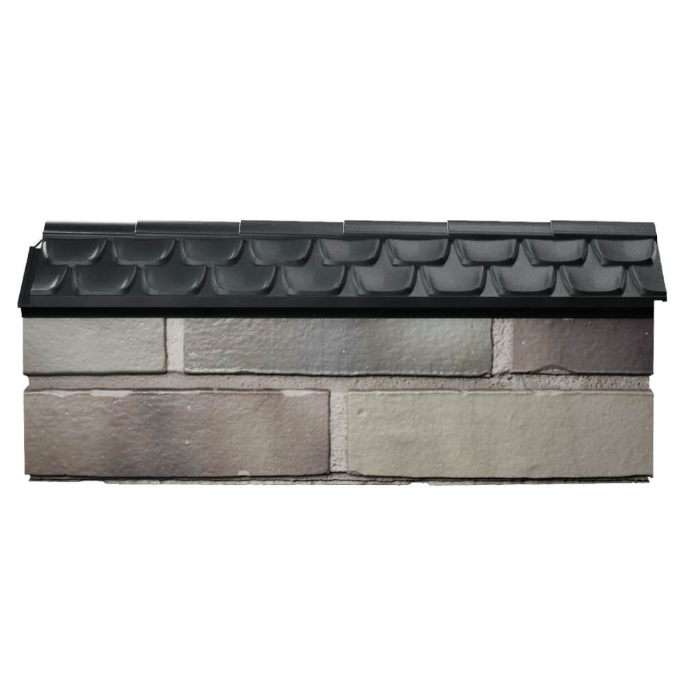 Парапет Zking Эльбрус Черный с посадкой на 0.5 кирпича (130мм) в Киселевске фото