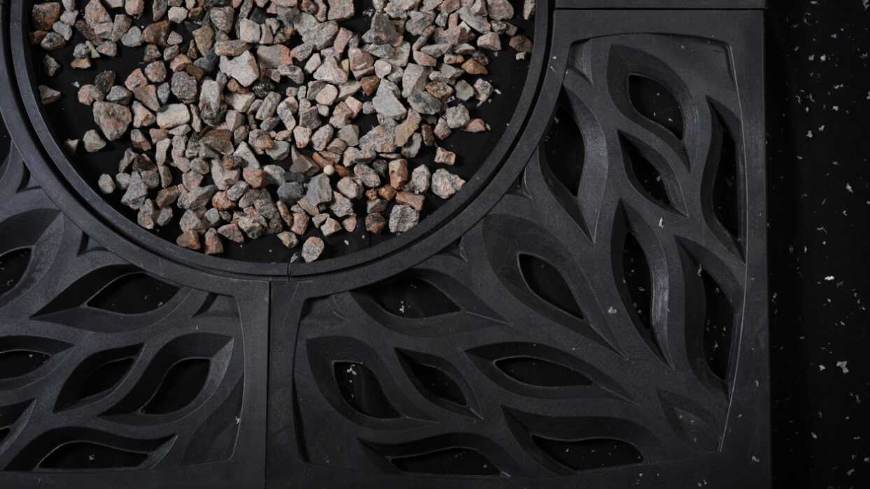 Приствольная решетка для дерева ZKING CRUST 1.2х1.2м Черная в Киселевске фото